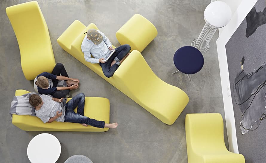 panton welle 1 low lounge seating