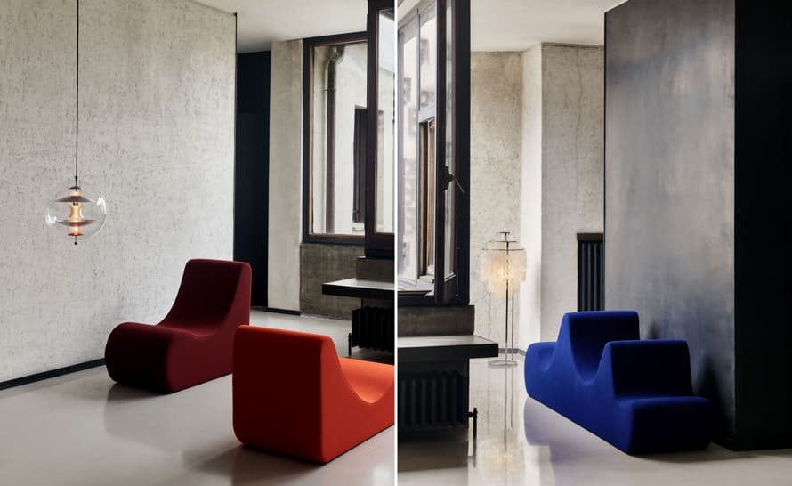panton welle 1 low lounge seating
