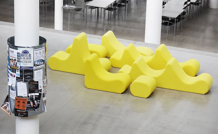 panton welle 5 low lounge seating