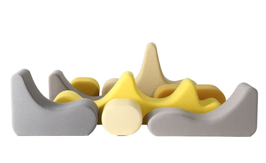 panton welle 5 low lounge seating
