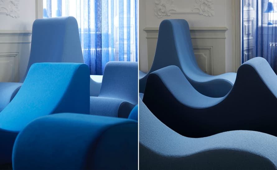 panton welle 6 low lounge seating