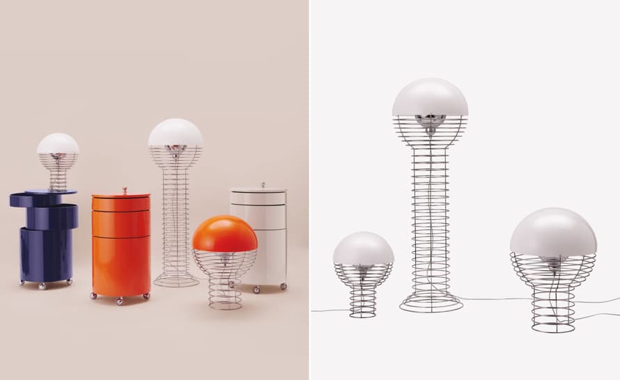panton wire table lamp
