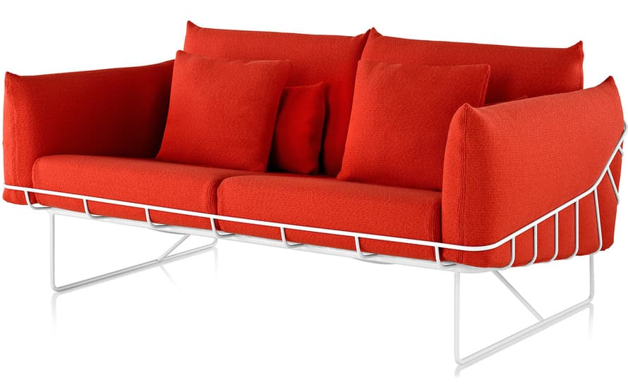 wireframe 2-seat sofa