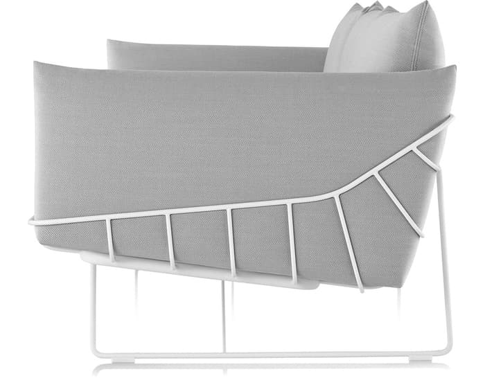 wireframe 3-seat sofa