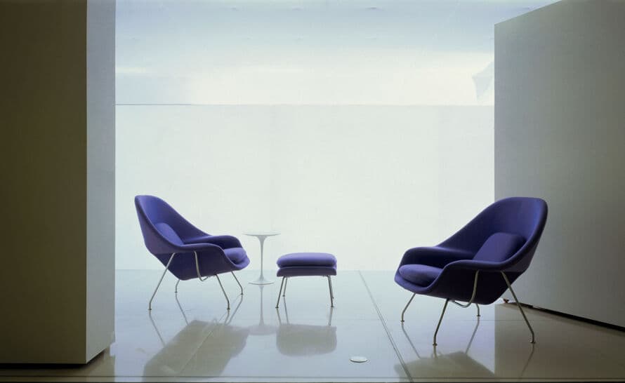 womb lounge chair & ottoman