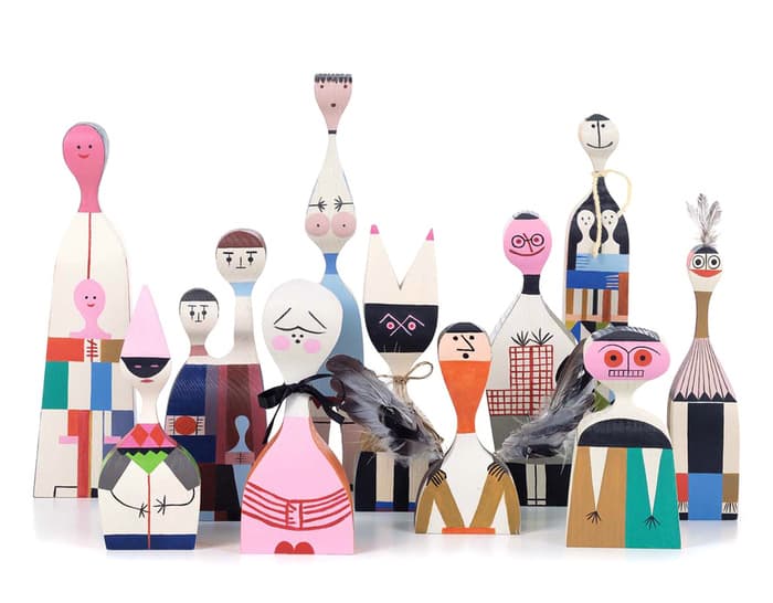 wooden dolls by alexander girard