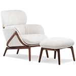 elysia 101 lounge chair & nino ottoman
