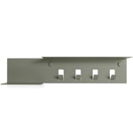 hall pass wall shelf with hooks
