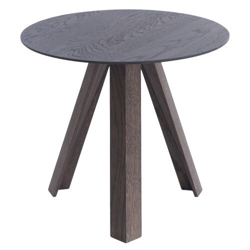 tre side table with wood top