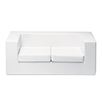 throw-away two seat sofa