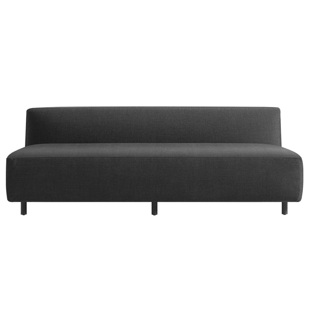 9 yard outdoor 72" armless sofa