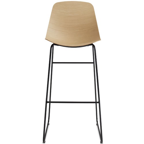 clean cut stool with sled leg