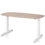renew sit-to-stand oval t-foot table
